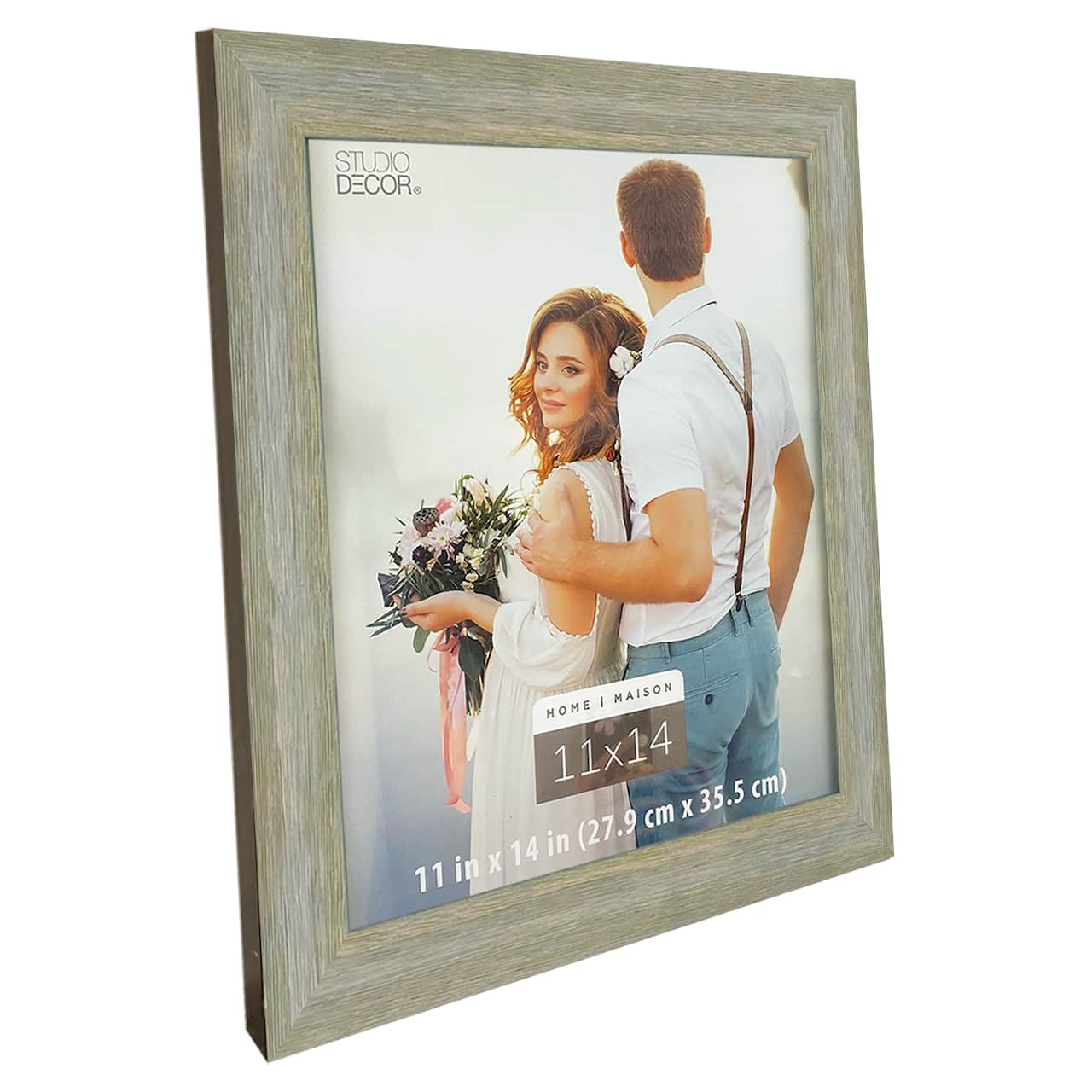 Home Distressed Grey Barnwood Frame by Studio Décor®